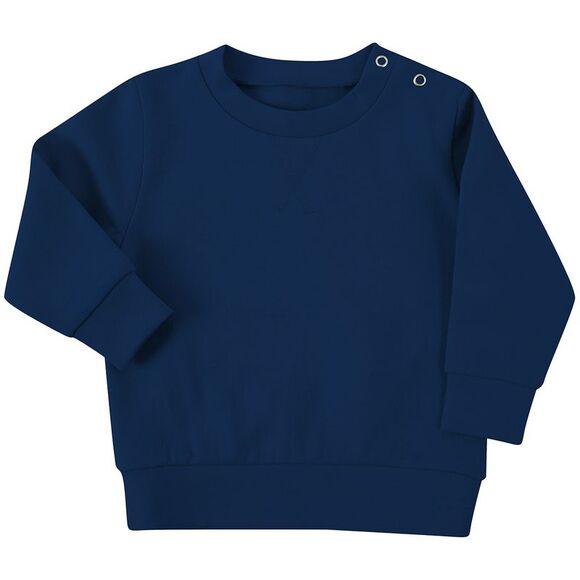 Larkwood Baby Sustainable Sweatshirt / Navy - Picture 2 of 2